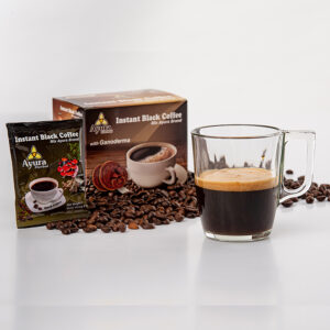 Ayura Black Coffee with ganoderma fungus (box of 10 sachets)